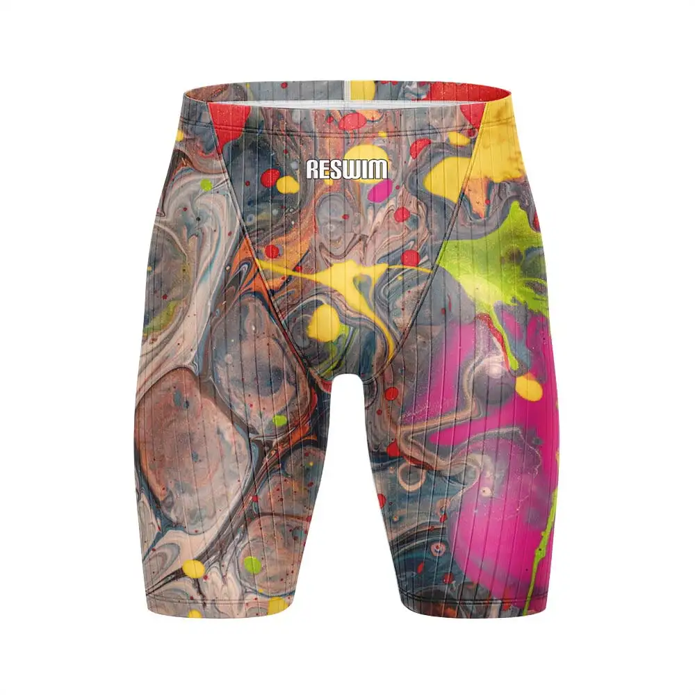 Men's Jammers Swimsuit Beach Tights Shorts 2025 Swimming Trunks Durable Training Swimming Shorts Professional Athletic Swimwear