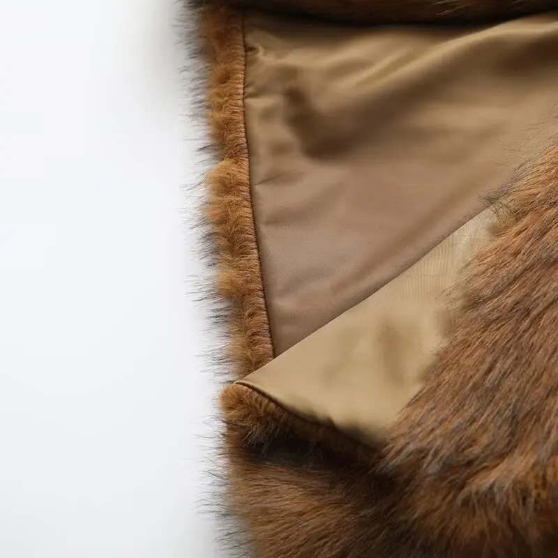 Modny płaszcz damski JNLEAOG na jesień i zimę, ocieplany włóknem poliestrowym, uniwersalny, skórzany żakiet damski Faionable.