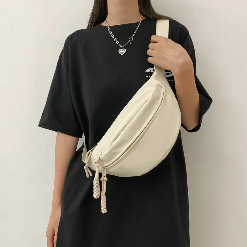 

2025 парусиновая спортивная нагрудная сумка для мужчин и женщин, минималистичный кошелек через плечо, модный Carryall