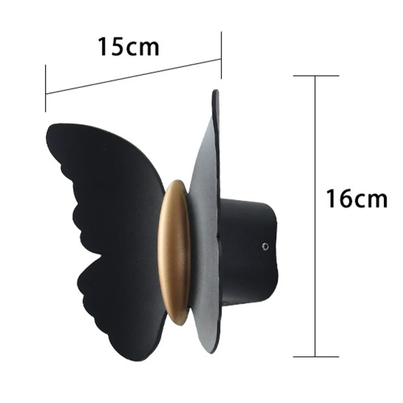 Lampe LED en Forme de Papillons Romantique et Imperméable, Luminaire Décoratif d'Nik, Idéal pour un Salon, une Passerelle, un oral et ou une ix, Nouveau Produit