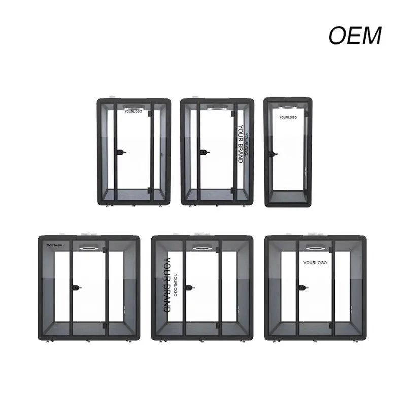 كشك مكتب وحدات مخصصة سهل التركيب كشك الهاتف الصوتي للمكتب