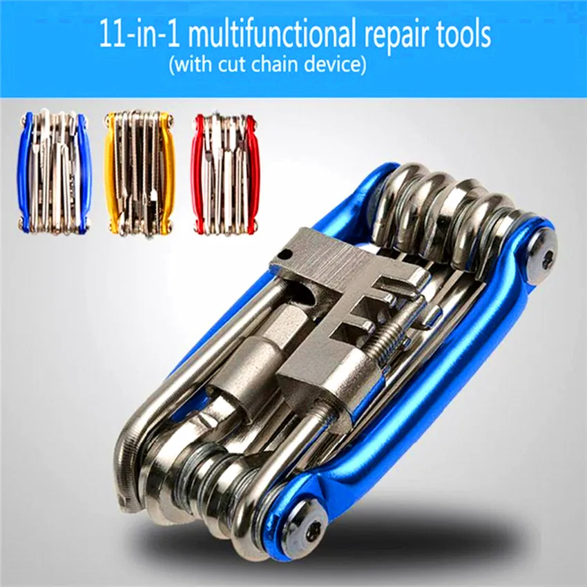 High Quality Mini Repair Pocket Folding Tool Bicycle Moutain Road Bike Tool Set Cycling Multi Repair Tools Kit Wrench Multitool