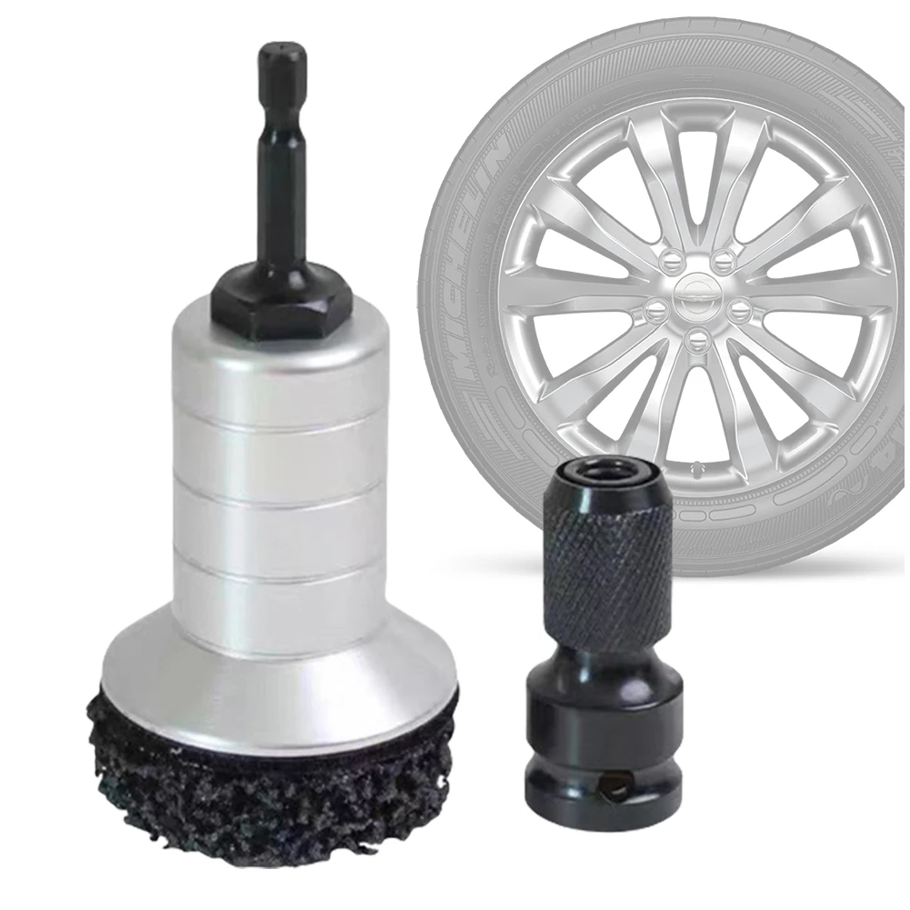 

Car Hub Shaft Head Rust Removal Tool Aluminum Alloy Maintenance Brake Disc Rust Removal Tool for Hub Rotor Wheel Rust Removal