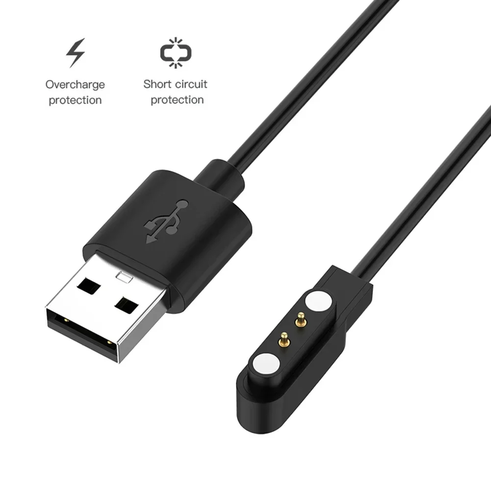 USB Fast Charger For Haylou Solar RT LS05/Ticwatch GTX CXB01/YAMAY SW022 W26 Power Adapter Imilab Kw66 Charging Cable
