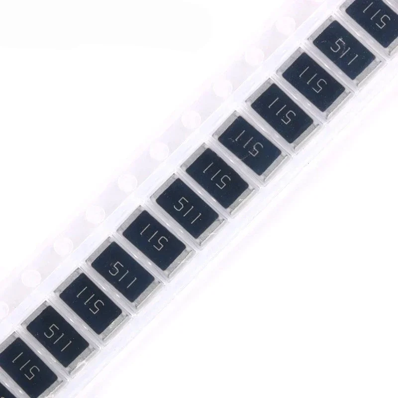 Resistor de chip SMD, 2512, 0R-1M, R001, R010, R100, R020, 1R, 10R, 100R, 1K, 10K, 100K, 1M ohms, 50 PCes pelo lote