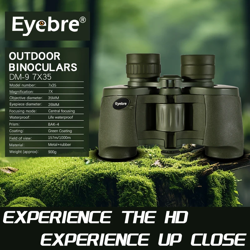 

New DM-9 7x35 Telescope With High-Definition And High Magnification Handheld Binoculars For Outdoor Viewing And Portability