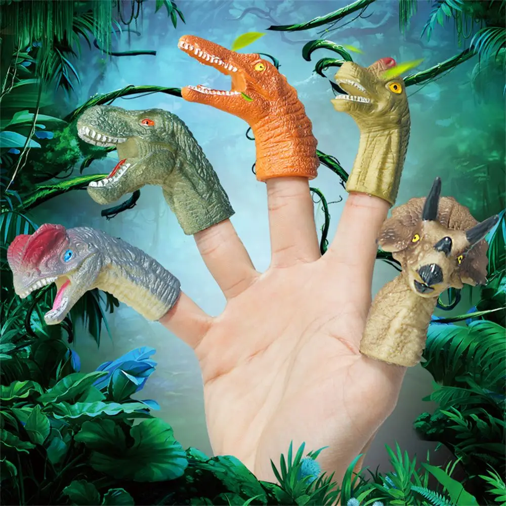 

Props Role Playing Toy Educational Toys Tell Story Prop Dragon Fingers Toys Dinosaur Finger Puppets Hand Puppets Finger Doll