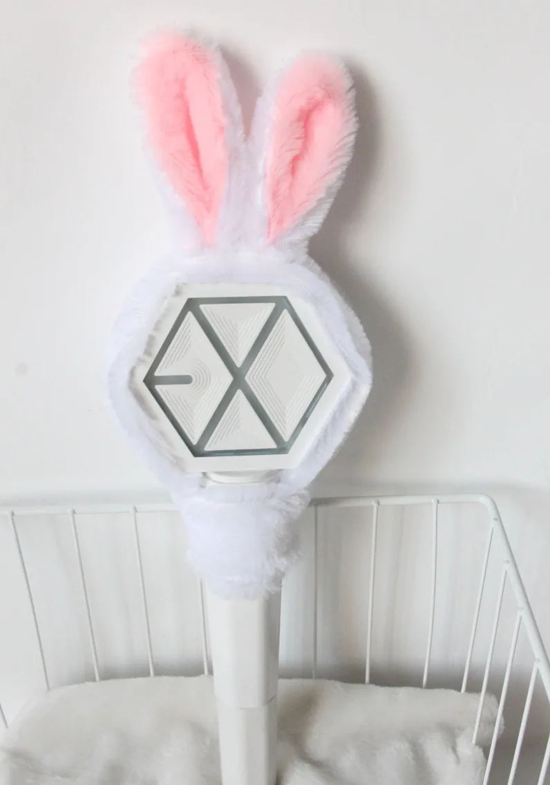 Imagem -05 - Idol Boy Group Lightstick Cover Adorável Concerto Luz Capa Fãs Kawaii Coleção do Presente Baekhyun Sehun