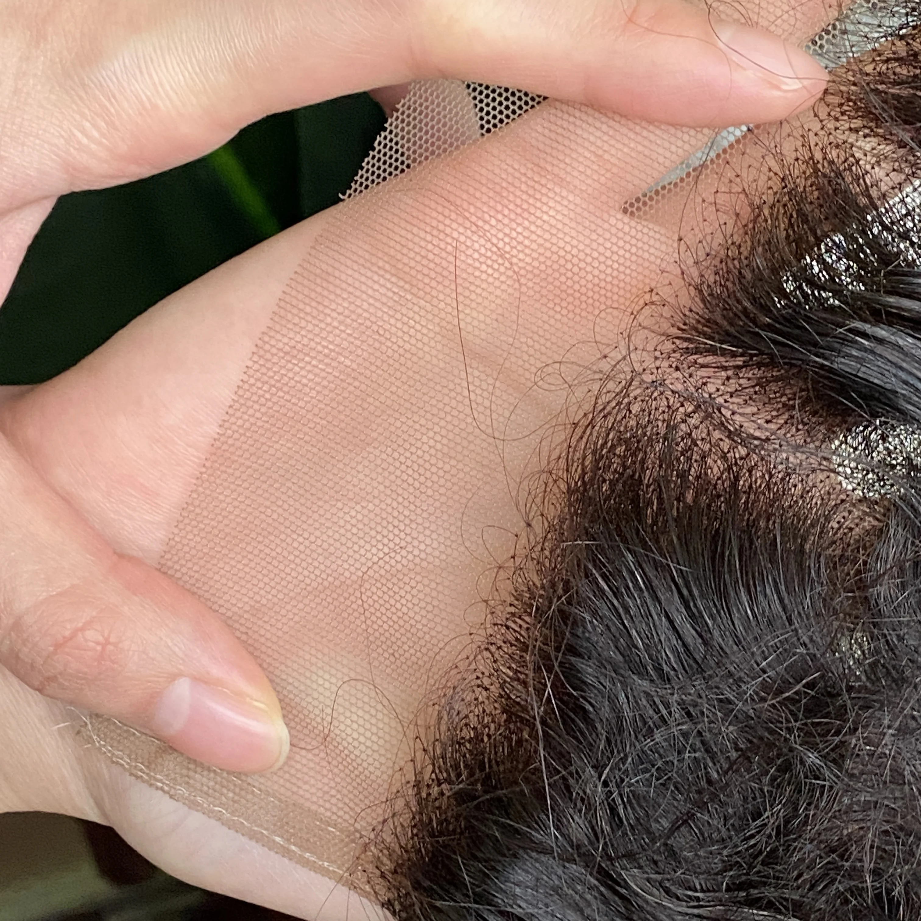 Afbeelding 6: 100% Echt Haar Groothandelsprijs diepe golf 5x5 bruine kant closure