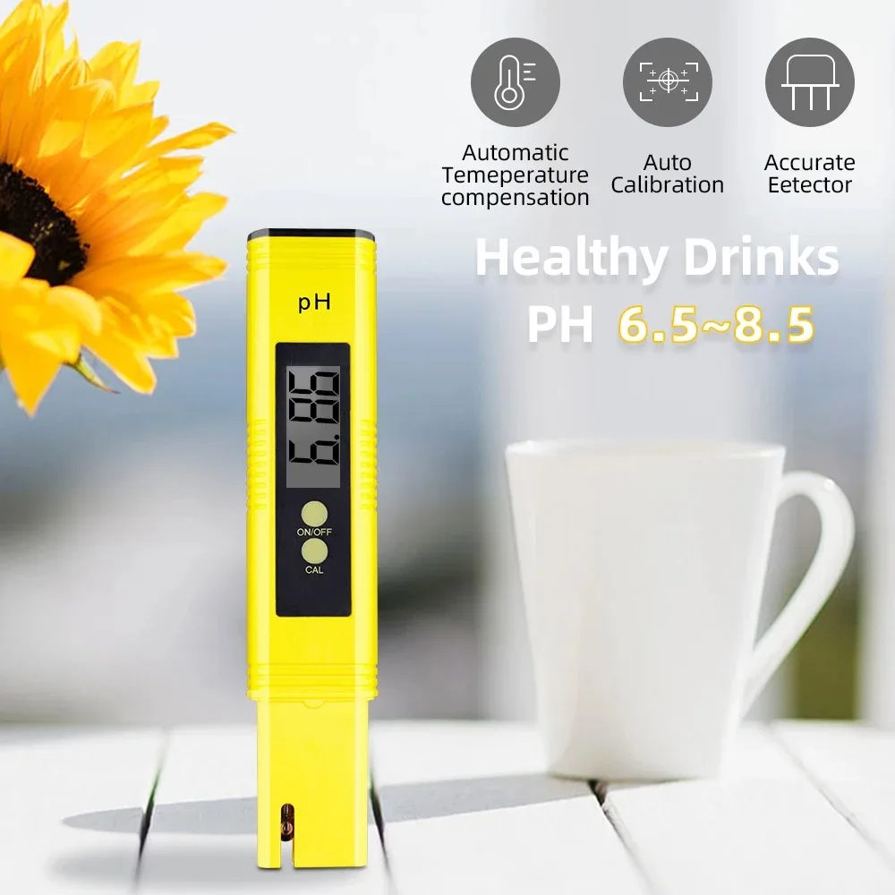 Digital PH Meter Automatic Calibration 0.01 and TDS Tester Titanium Probe Water Quality Test Monitor Aquarium Pool