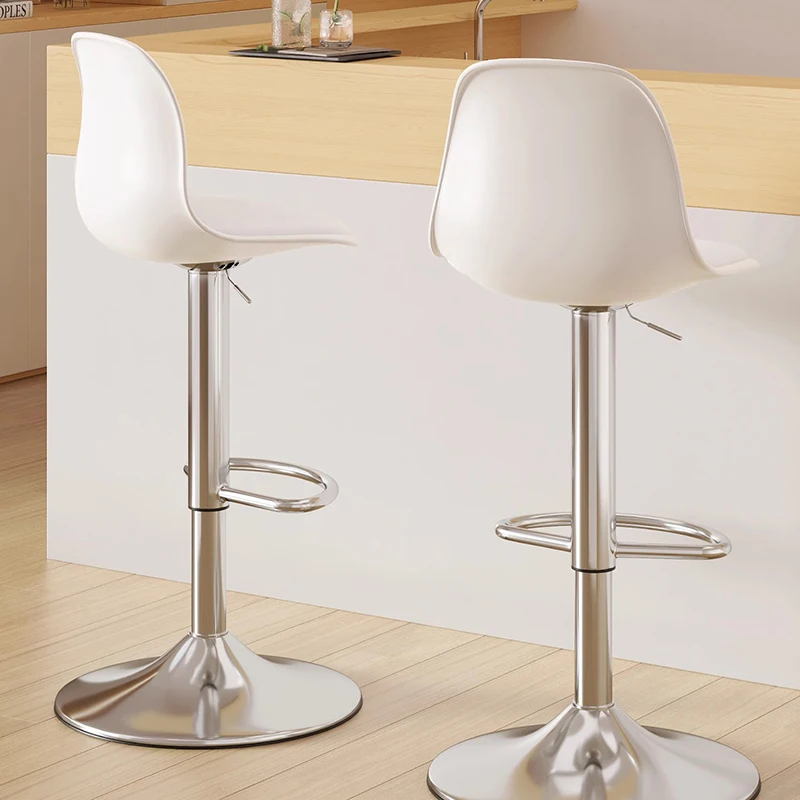 

Metal Swivel Bar Chairs Office Reception Desks Adjustable Modern Barstools Minimalist Comfortable Banqueta Unique Furniture
