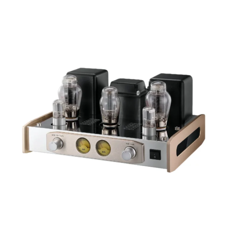 [39] CHUBAN A30 2A3 Tube Amplifier, High-Fidelity Audiophile Single-Ended Tube Amplifier, VU Meter with Protective Cover