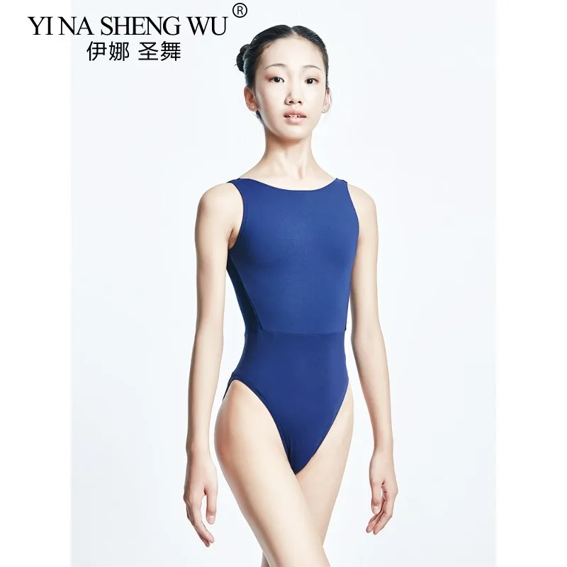 Women's Ballet Mesh Exquisite Bear Printed U-shaped Middle Back Contour Comfortable Recommended Gymnastics Tight Clothes