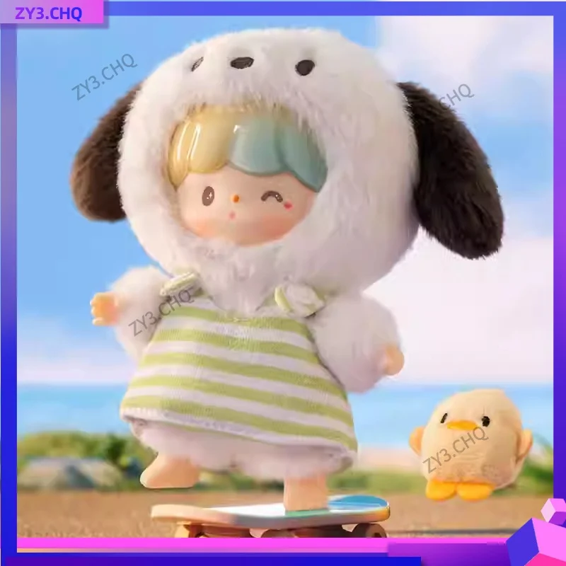 

Аутентичная ограниченная серия Zhuo Wang San Li Ou Family Friend Union Cute Series слепая коробка милый виниловый плюшевый кулон подарок на день рождения