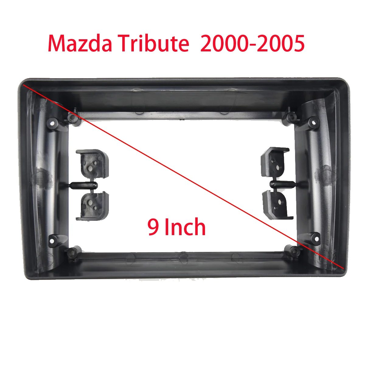 

9-дюймовый автомобильный адаптер для передней панели для Mazda Tribute 2000-2005 Android Radio, комплект панели для установки приборной панели