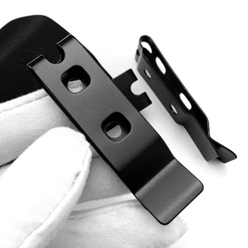 Belt Buckle Stainless Steel Scabbard Back Clip Mini K Sheath DIY Carrying Waist Clips With Screws for Kydex