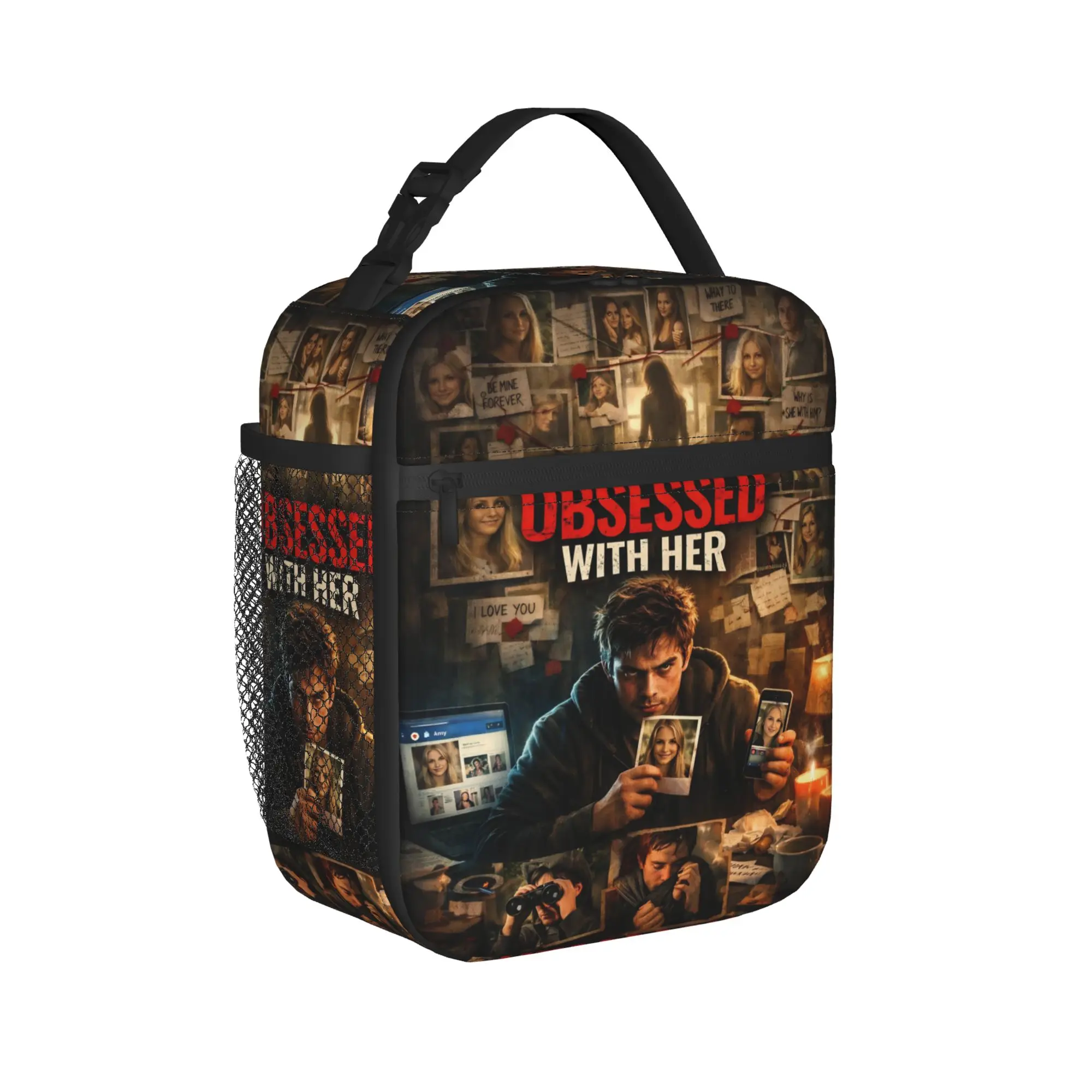 

Insulated Lunch Boxes Obsession 2026 Horror Movie Merch Lunch Food Box Causal Cooler Thermal Lunch Box For Travel