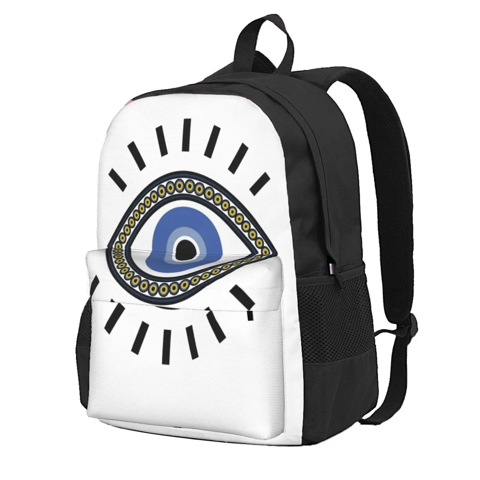 Beaded Blue Eye Symbol Hot Sale Schoolbag Backpack Fashion Bags Beaded Evil Eye Protection Trend Greek Tradition Blue Eye