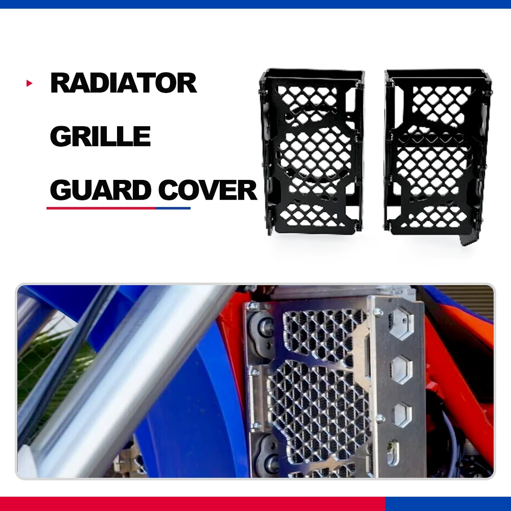 

For Beta 2T 250/300 Xtrainer 250/300 2T 2015-2024 Motorcycle Radiator Guard Water Tank Protection CNC Frame Grille Grill Cover