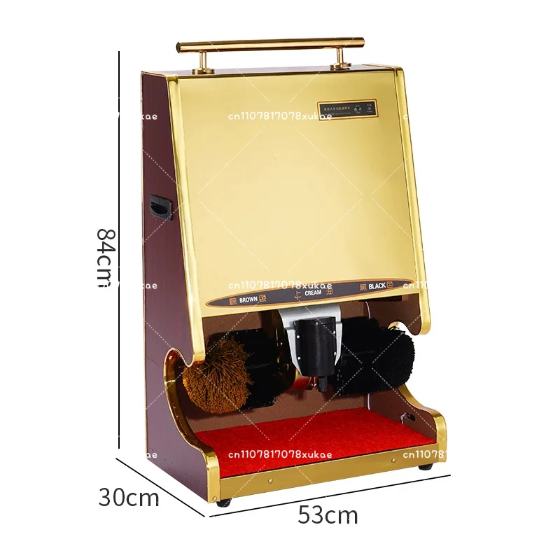 Shoe Shining Machine for Home Use Fully Automatic Sensing Public Hotel Lobby Electric Titanium Shoe Brushing Machine