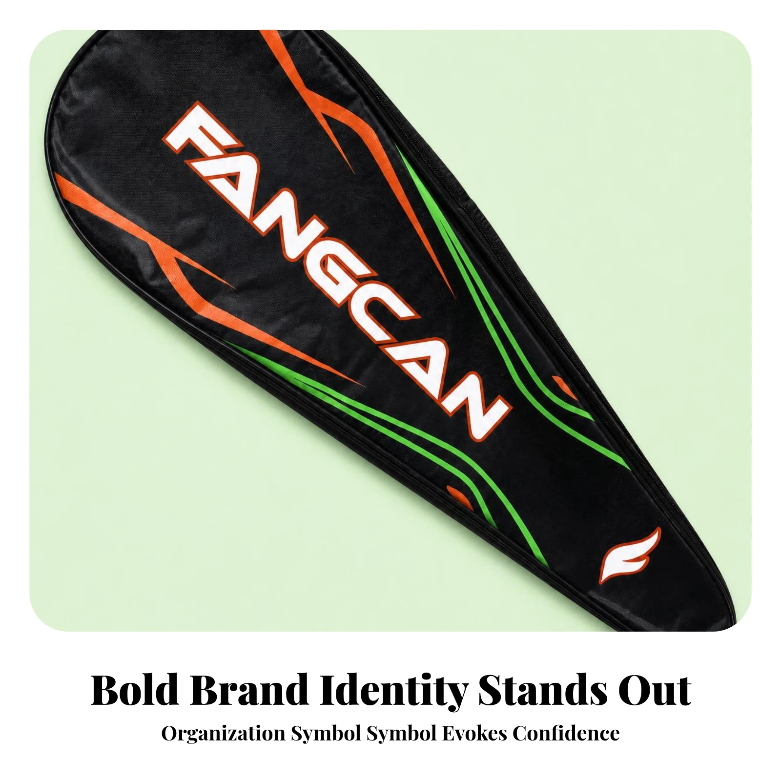 Badminton Racket Bag Teardrop Racket Case Shoulder Strap Safeguarding Badminton Racquet Case Zippered