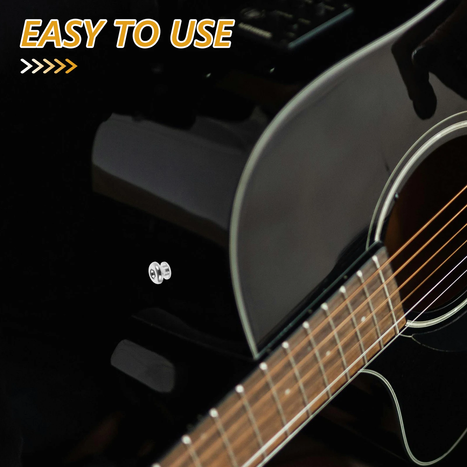 

30pcs Guitar Strap Buckle Buttons Locks Anti Metal Acoustic Electric Guitar Parts Accessories Bridge Screws Components