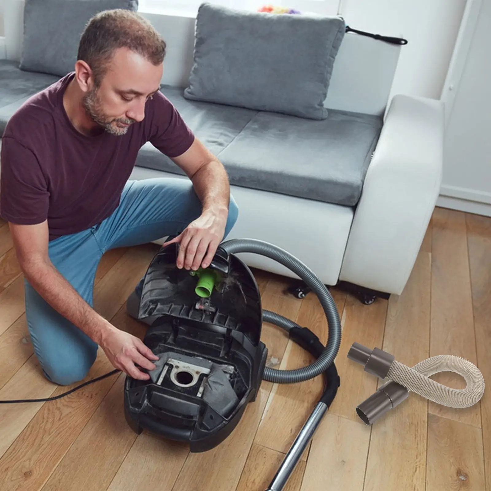 

Гибкий шланг для пылесоса из АБС-пластика, сменная удлинительная трубка для домашнего, офисного и промышленного пылесоса