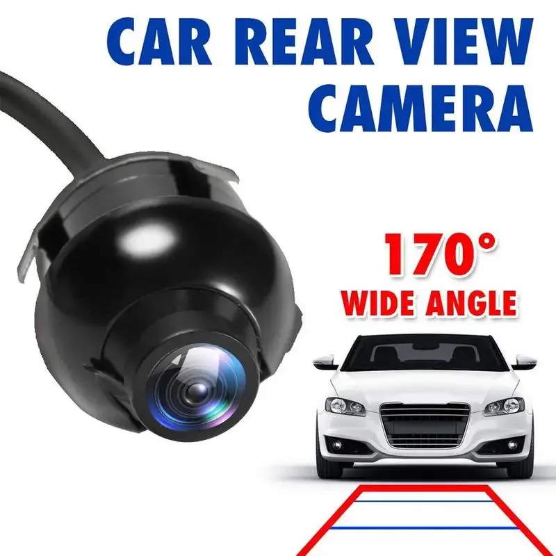 CCD HD Night Vision Camera Car Rear View Camera Reversing Backup Camera 360 Degree Adjustable with Parking Line 4 Pin 170°