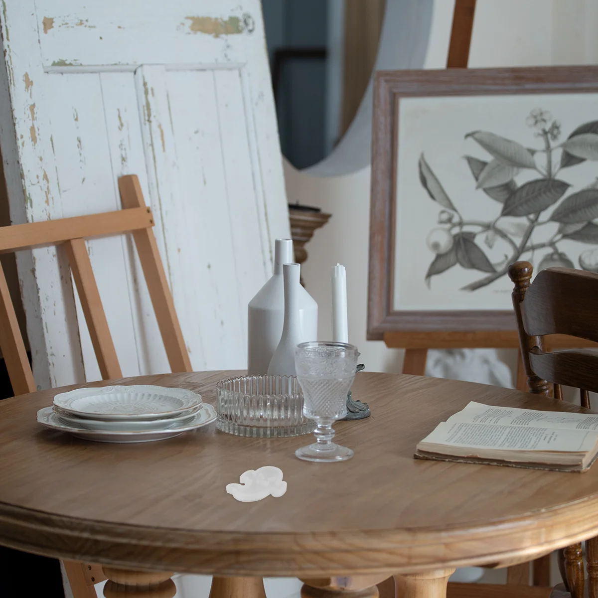 

5Pcs Silicone Mold Creative Crystal Epoxy Star Moon Ghost Shapes DIY Halloween Nail Salon Home Use Silicone Mold