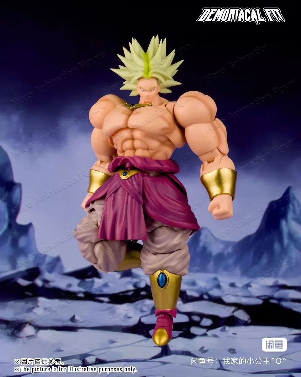 In Stock Dragon Ball  DF SHF Legendary Berserker Shatter The Universe Broly Action Figure Toy Model Gift view 5