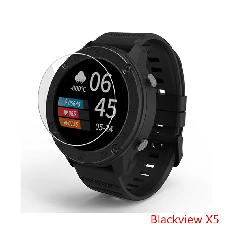 For Blackview X1 X5 Tempered Glass Watch HD Glass Screen Protectors For Black View X5 X1 SmartWatch Protective Accessories view 2