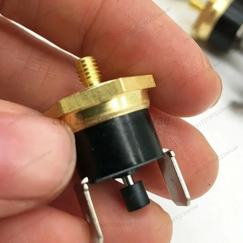Df KSD301 16A 250V 145℃ M4 Thread Thermal Cutoff Switch NC/NO Thermostat Coffee Maker Temperature Control Replacement Parts