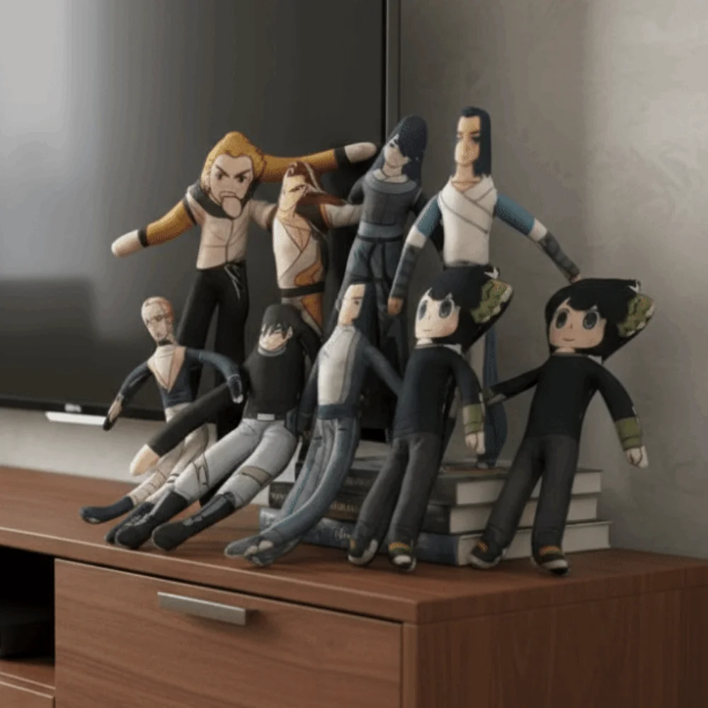 

Twistable Shape Luo Black Cat Anime Peripheral Wire Skeleton Cosplay Cotton Cotton Soft Room Abstract Model Birthday Gift