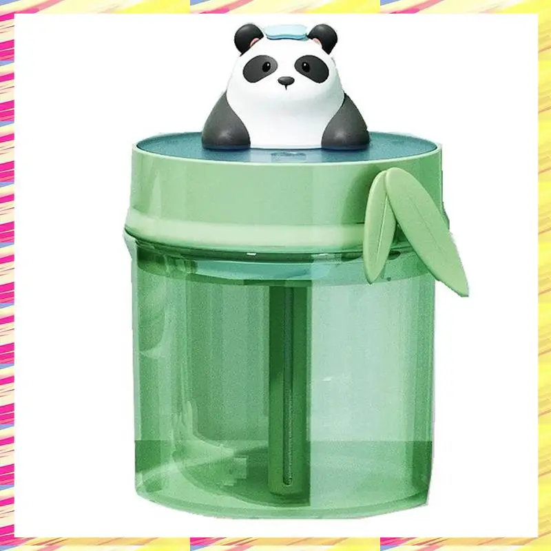 ABJJ Panda High Capacity USB Maker Atomizer Mute Ultrasonic Humidificador For Kids Gift Green