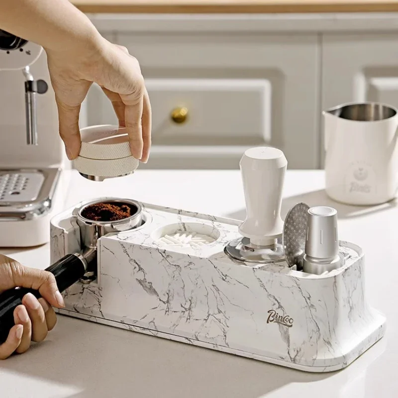 ABS Silicone Coffee Cloth GrinderStrong Compactor BaseDurable Espresso MachineCompact Hammer Set