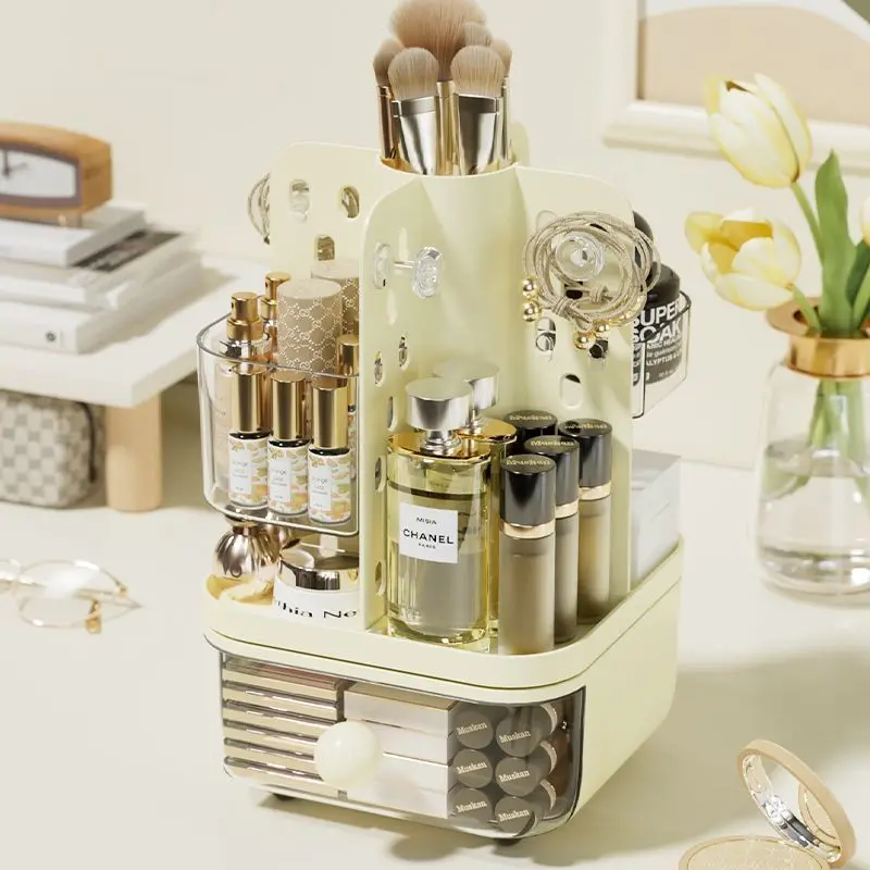 desktop-organizer-box-360-degree-rotating-drawer-style-storage-shelf-for-office-desk-bookshelf-pen-holder-stationery-arrangement