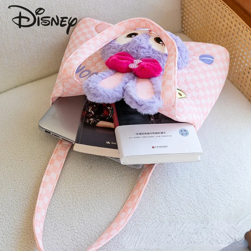 Disney-Bolso de mano de muñeca para mujer, bolso de compras de alta calidad, pequeño, fresco y versátil