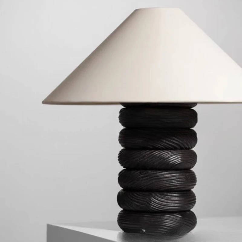 Wabi Sabi wind retro abacus desk lamp designer living room bedroom bedside lamp B & B art atmosphere creative desk lamp