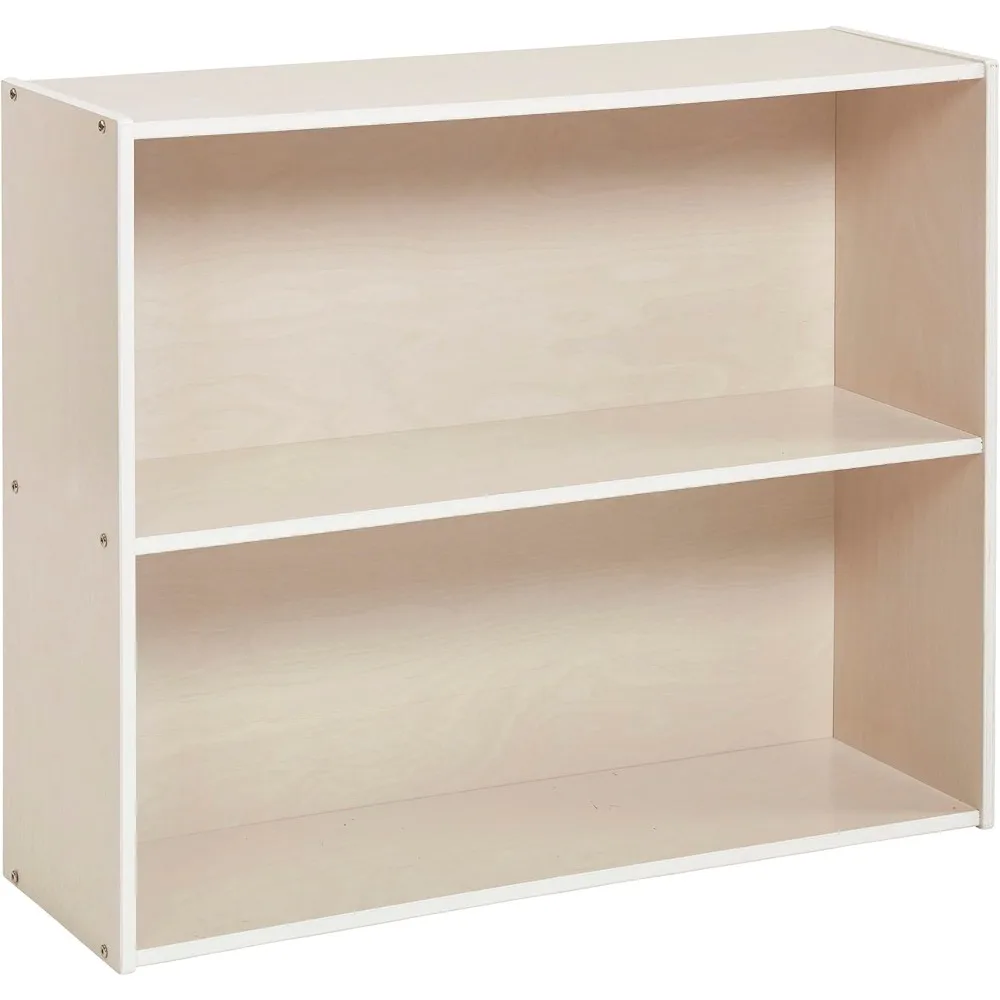 

Streamline 2-Shelf Storage Cabinet, 30in, Kid's Bookshelf, White Wash