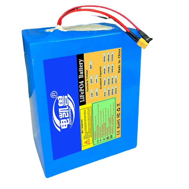 New 48V 30ah LiFePo4 Battery Pack 32140 Built in BMS 0-2500W Motor High Power Lithium Iron Phosphate Rechargeable Battery