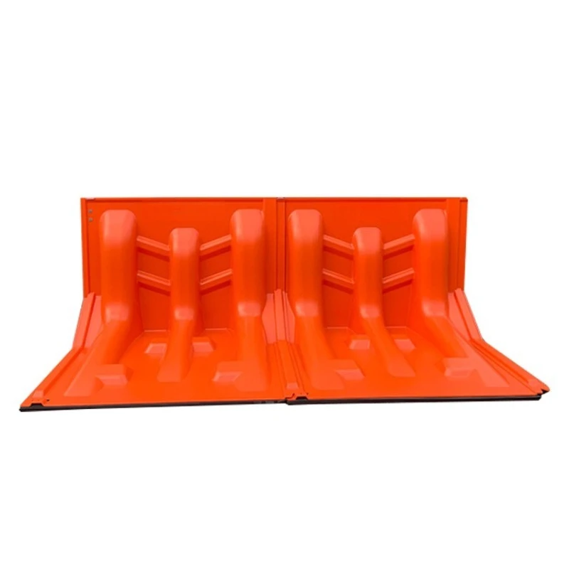 Water baffle, flood control ABS red flood control plate L-shaped baffle