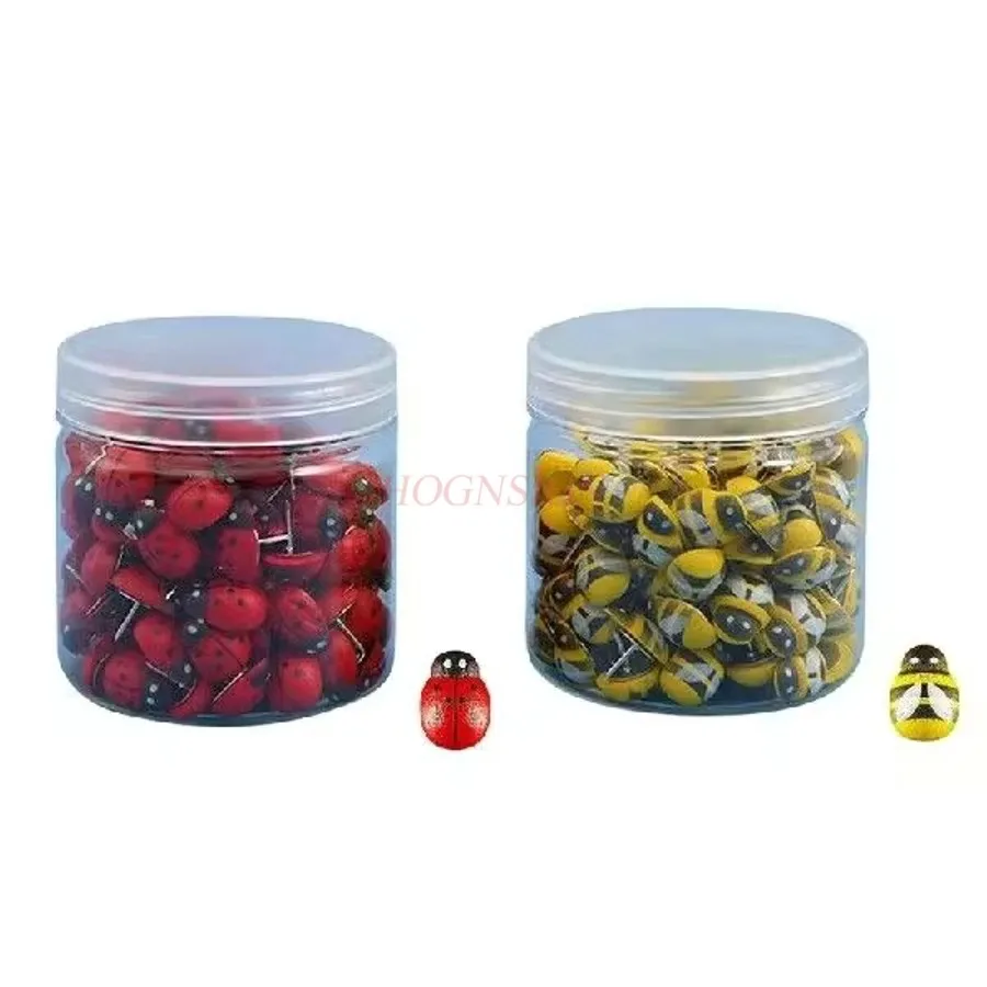 50pcs Colorful Pushpin Thumb Tacks Steel Push Pins for Cork