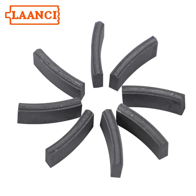 LAANCI Diamond Segment 10Pcs for 40-254mm Diameter Wet and Dry Diamond Core Drill Bit HFW Segment Diamond 18-24x4-6.5x24mm