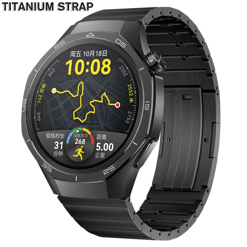 

22mm Luxury Titanium Band for Huawei Watch GT6 6Pro GT5 GT4 GT3 46mm Bracelet for Huawei Watch 5 4 4Pro 3Pro 3 46mm Link Strap