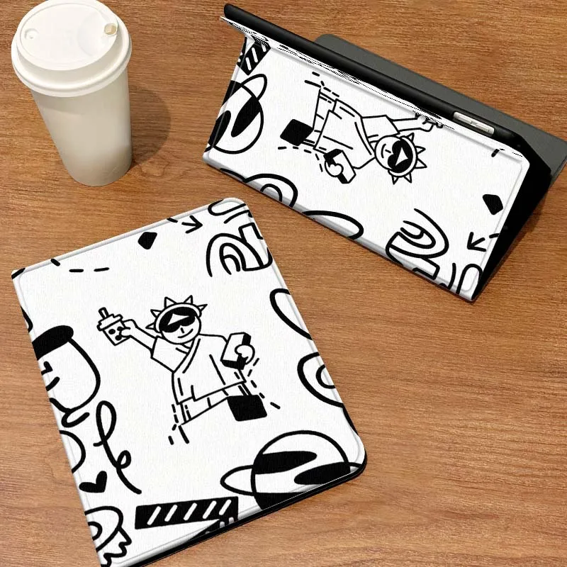 

Statue Liberty Cartoon Pattern For Samsung Galaxy Tab A7 A9 A11 S6 A11 A8 S11 Lite Plus 10.4 10.5 10.1 Inch Tablet Case