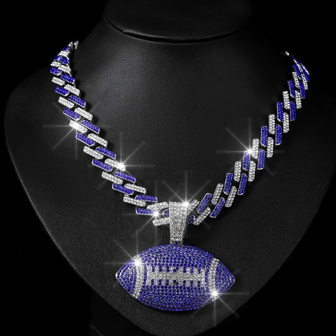 Alloy full-crystal rhombus European and American color diamond olive alloy pendant cross-border fashion sense color the  jewelry