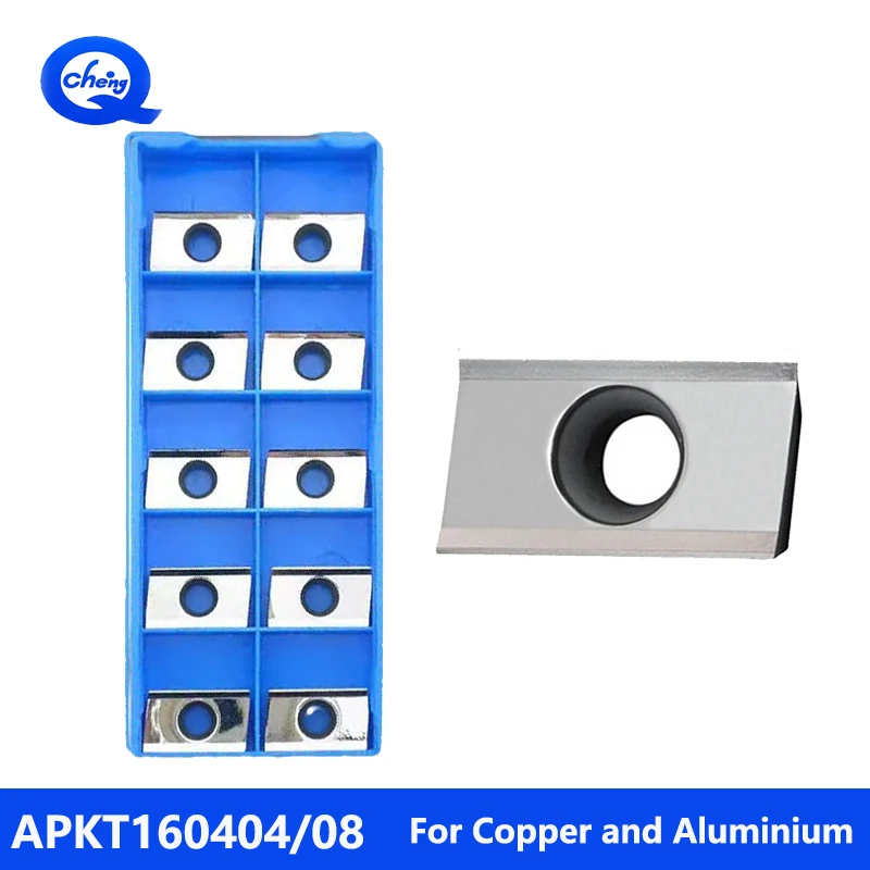 

High Standard Blade APKT 1135 1604 Ma H01 Solid Carbide Milling Blade For Aluminum Copper