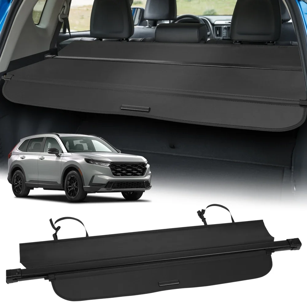 Rear Trunk Cargo Cover for Honda CRV 2023-2024 Retractable Curtain Rear Cargo Storage Rack Luggage Privacy Security Shield