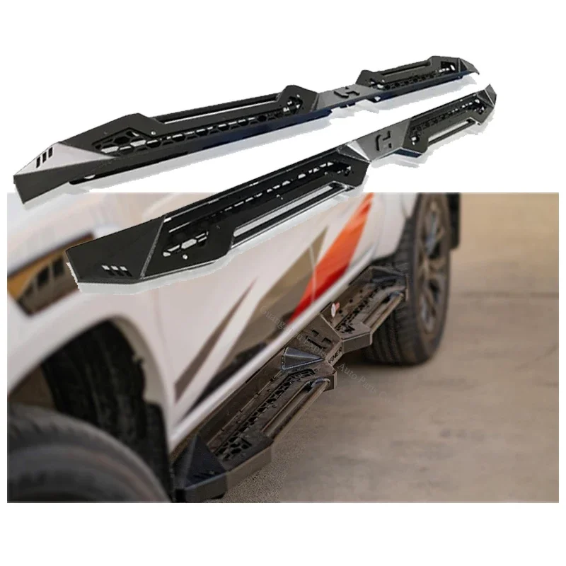 Car Steel Running Board for Ford Hilux Revo Vigo 2015-2023 Pick Up Truck Accessories Door Side Steps Pedal for Ragner custom