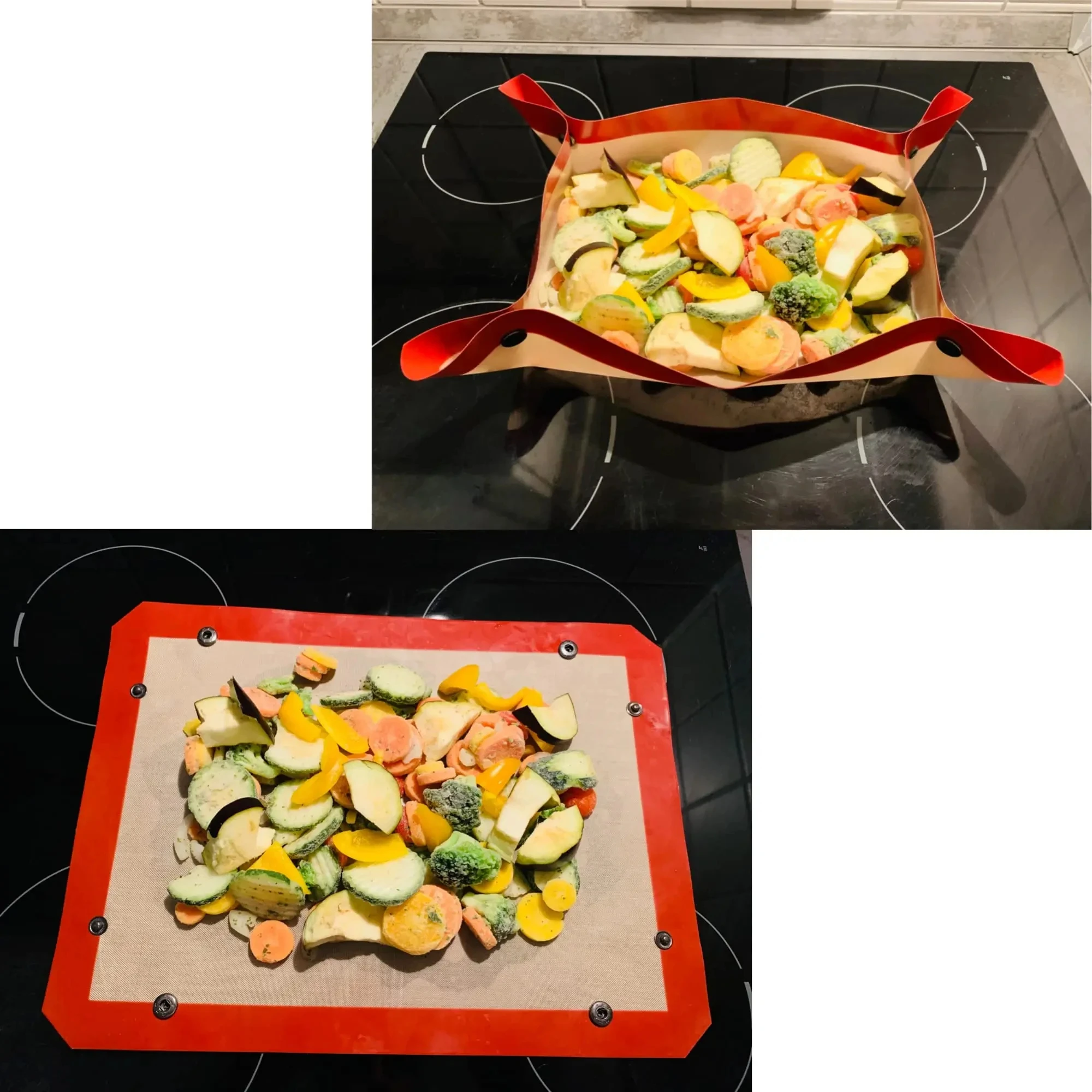 Anti-Leak Silicone Baking Mat  - Camping Cooking Mat 评论和价格